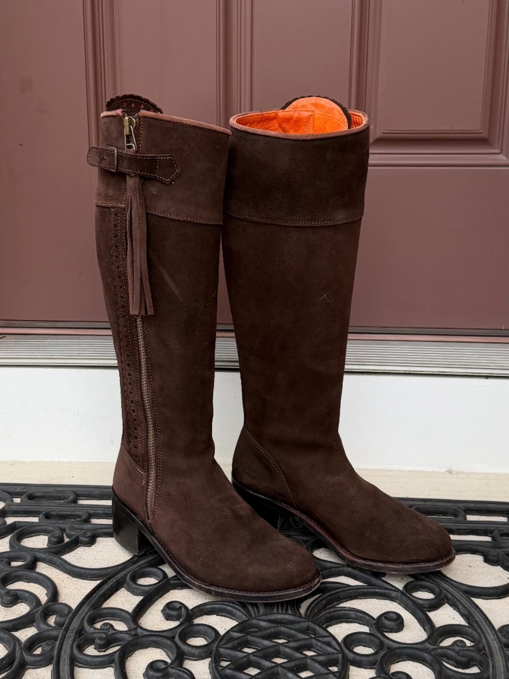 Really Wild Clothing - Brown Suede Spanish boots